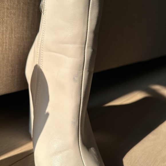 BOOHOO white heeled booties - Picture 4 of 9